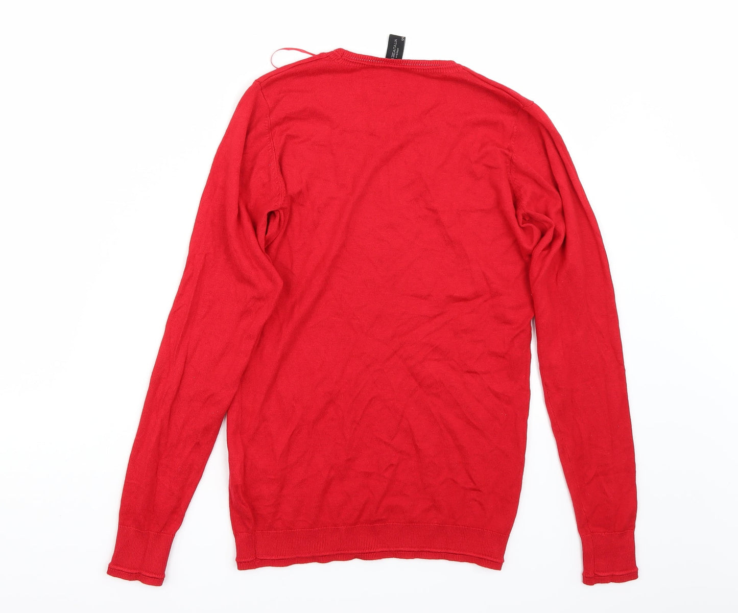 Pazaitalia Womens Red   Pullover Jumper Size S