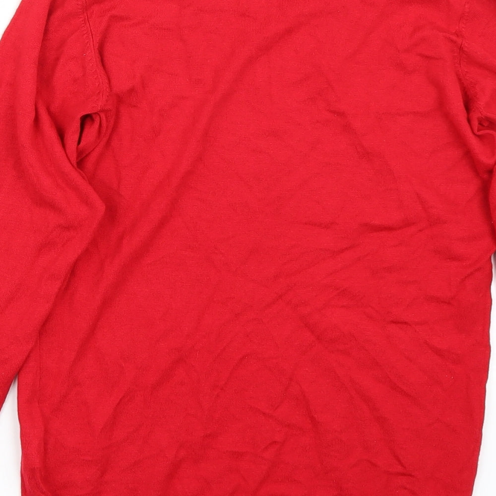 Pazaitalia Womens Red   Pullover Jumper Size S