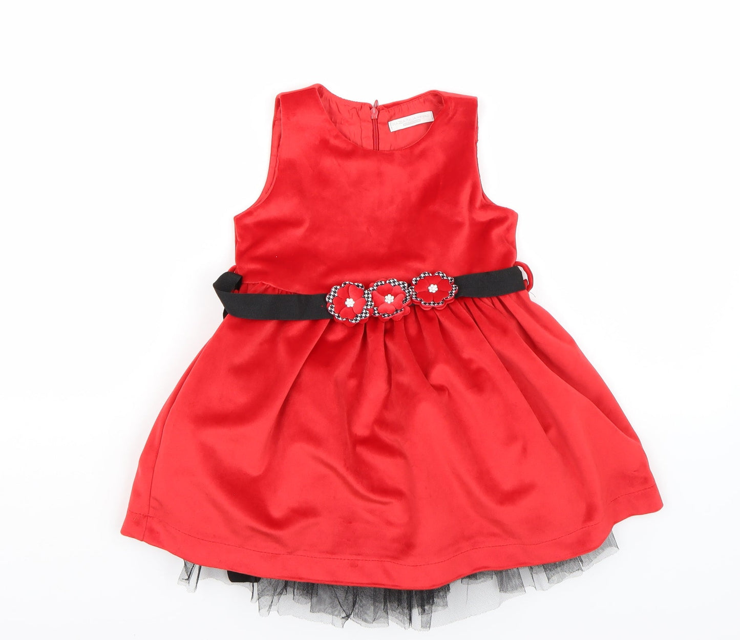 Piaza Italia Girls Red   A-Line  Size 12-18 Months