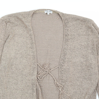 Filati Womens Brown   Cardigan Jumper Size XL