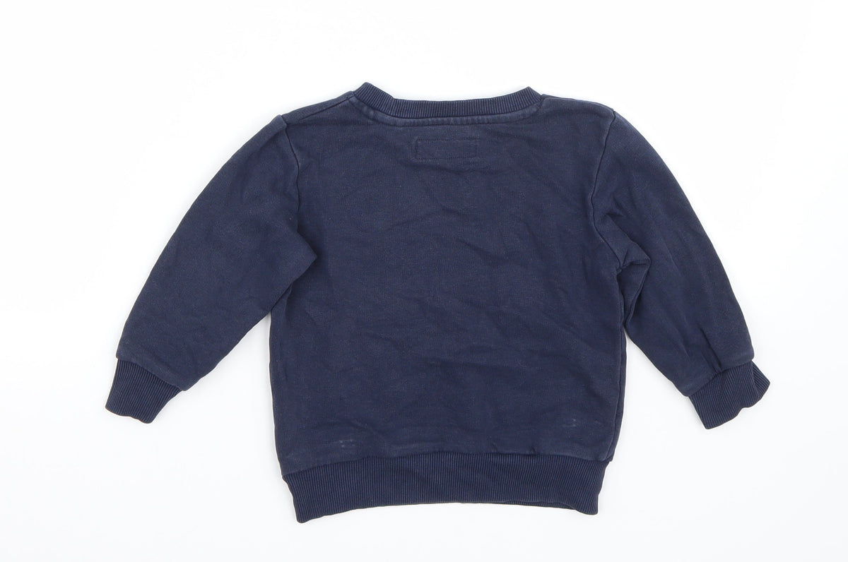 Next Boys Blue   Pullover Jumper Size 2 Years