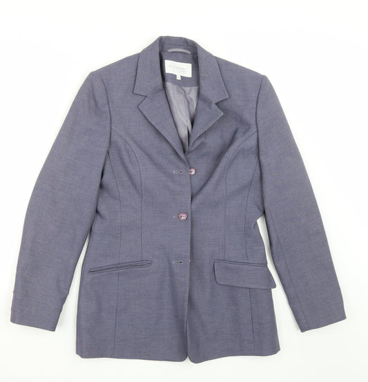 Autonomy Womens Purple   Jacket Blazer Size 10