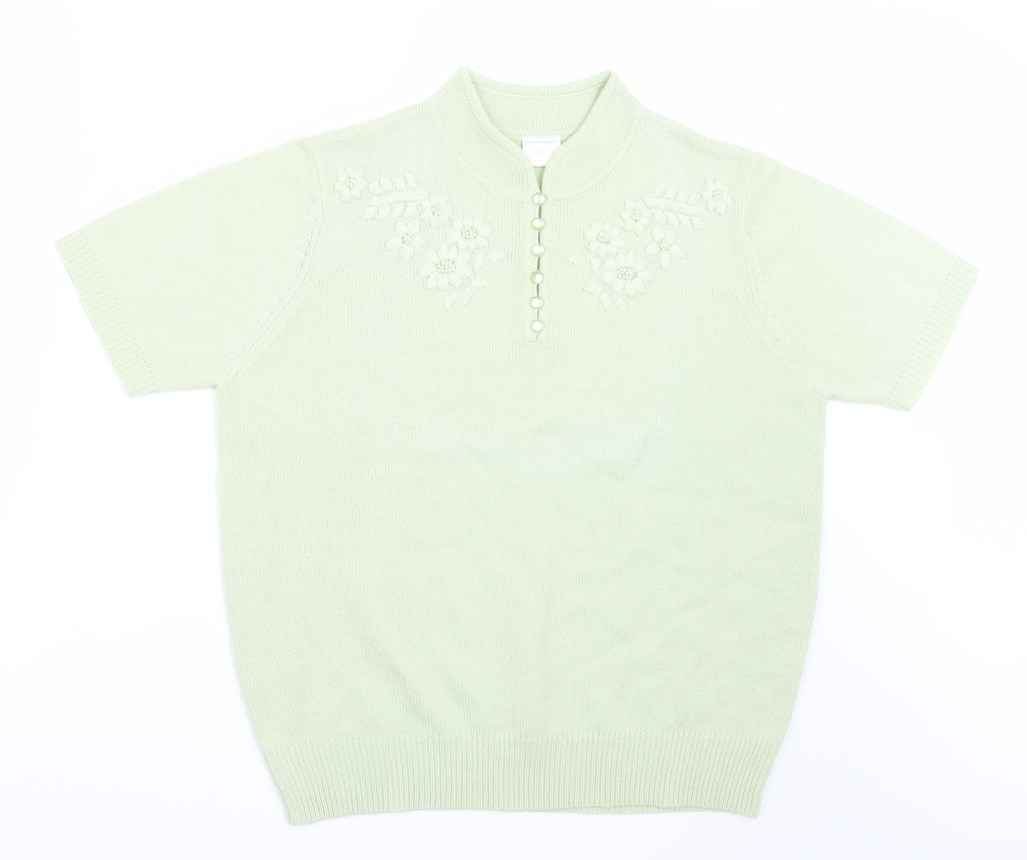 Classics Womens Green   Basic T-Shirt Size 16