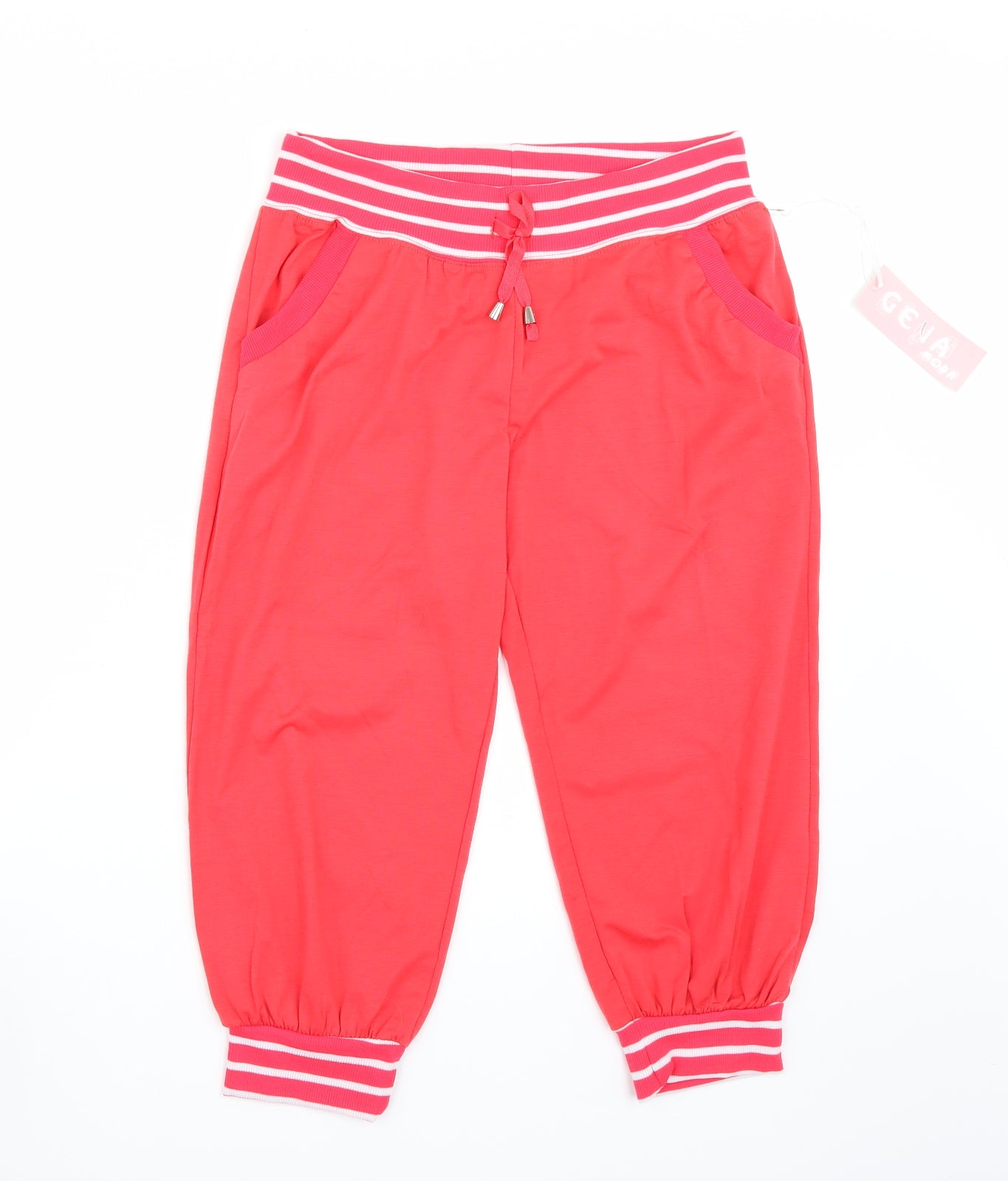 Geva moda Womens Pink   Sweatpants Trousers Size 2XL L21 in