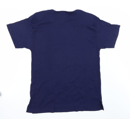Womens UK Size L Paramour Blue Basic T-Shirt