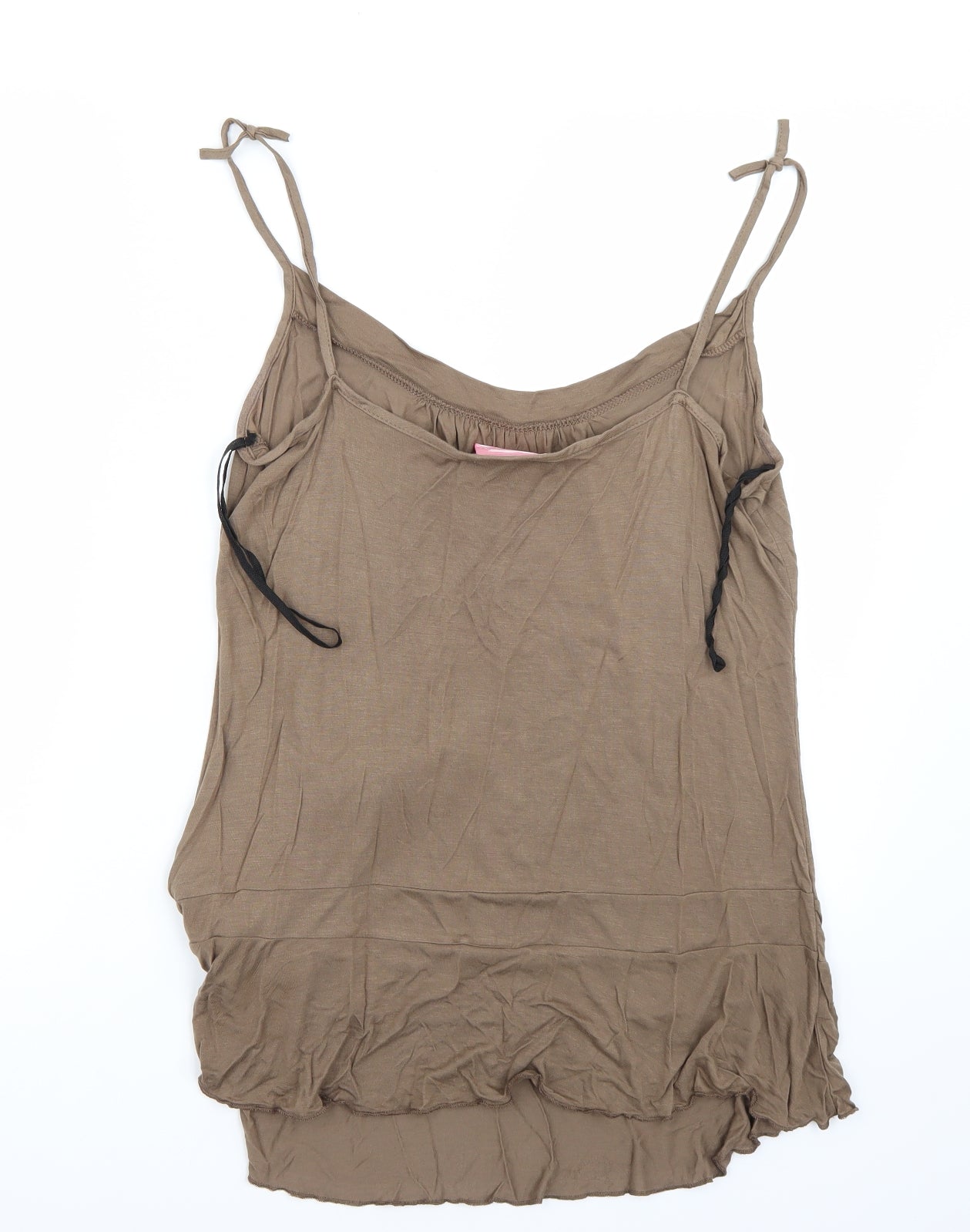 Womens UK Size 18 Preworn Brown Basic T-Shirt