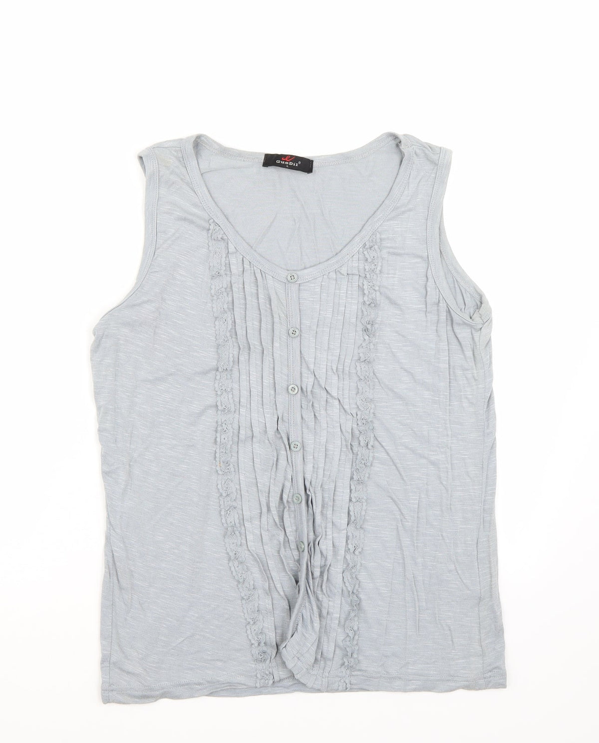 Guodil Womens Grey   Basic T-Shirt Size L