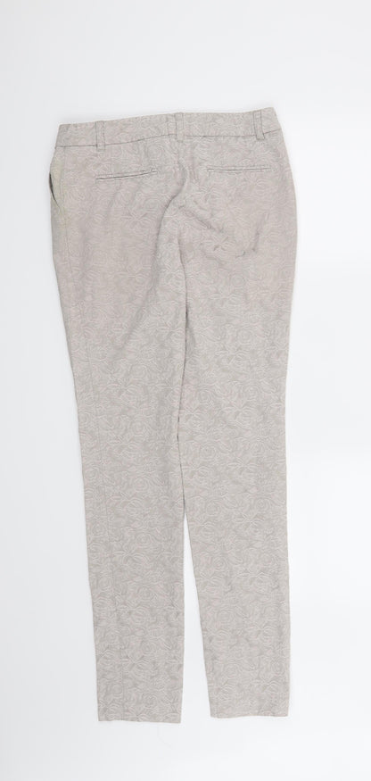 Womens UK Size 8 NEXT Relaxed Fit  Beige Trousers