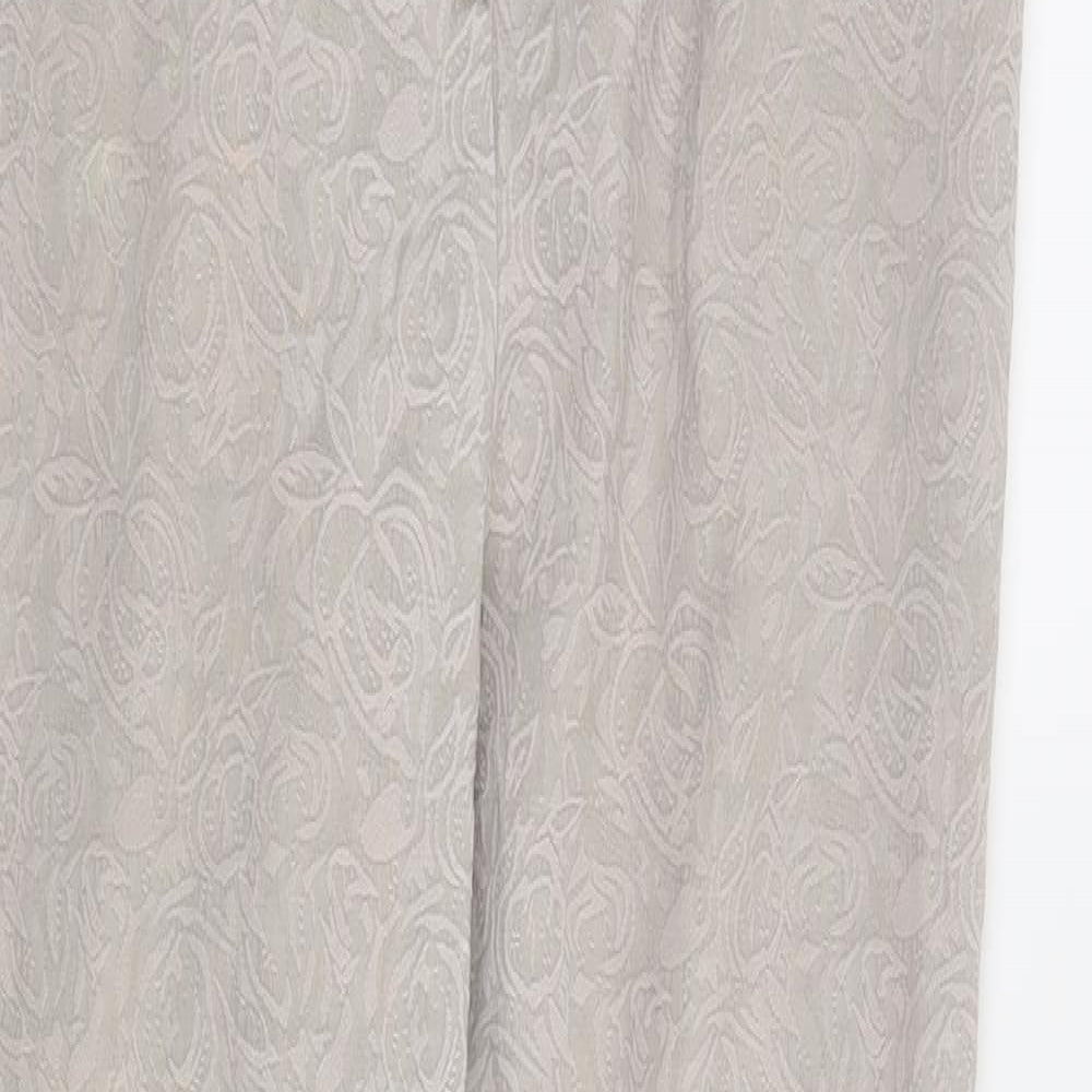 Womens UK Size 8 NEXT Relaxed Fit  Beige Trousers
