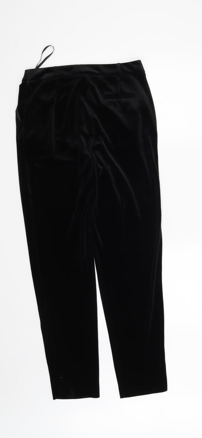 Womens UK Size 8 Dorothy Perkins Regular Fit  Black Trousers