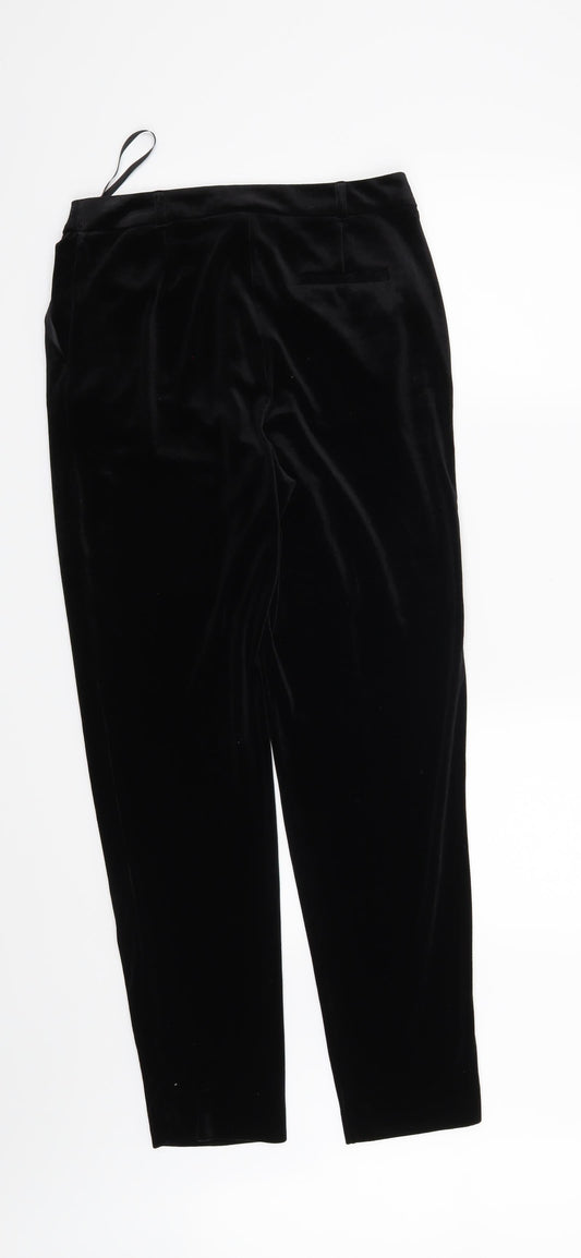 Womens UK Size 8 Dorothy Perkins Regular Fit  Black Trousers