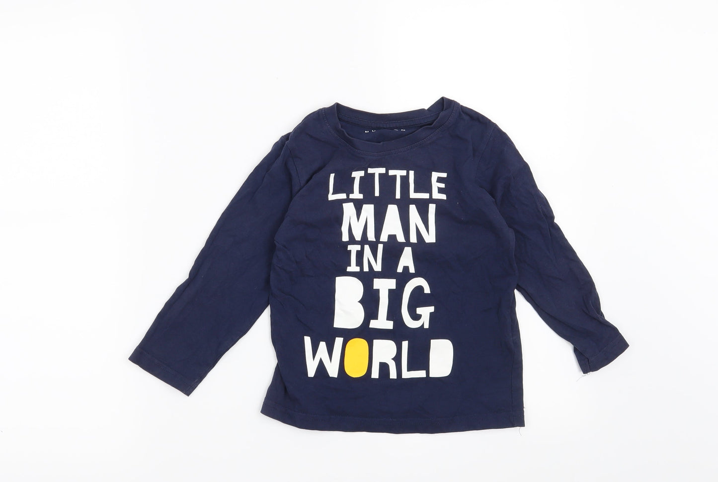 Nutmeg Boys Blue   Basic Casual Size 4-5 Years  - Little man in a big world