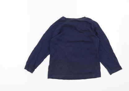 Nutmeg Boys Blue   Basic Casual Size 4-5 Years  - Little man in a big world