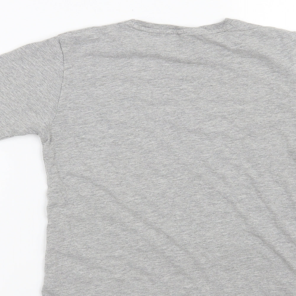 Rebel Boys Grey   Pullover T-Shirt Size 9-10 Years  - Los Angeles Iron & Wheels