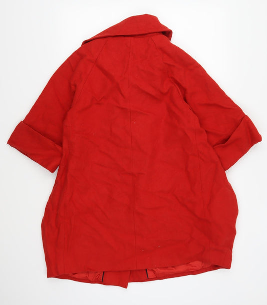 Per Una Womens Red   Jacket Coat Size 10