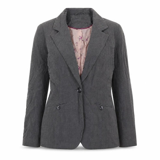 Womens UK Size 8 New Look Regular Grey Suit Jacket
