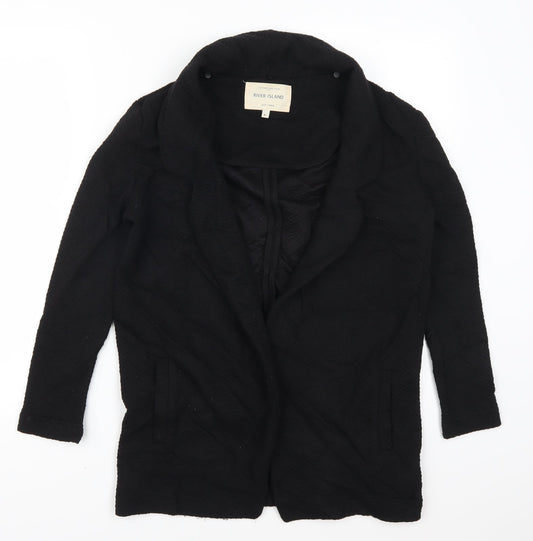 Womens UK Size 6 River Island Black Jacket