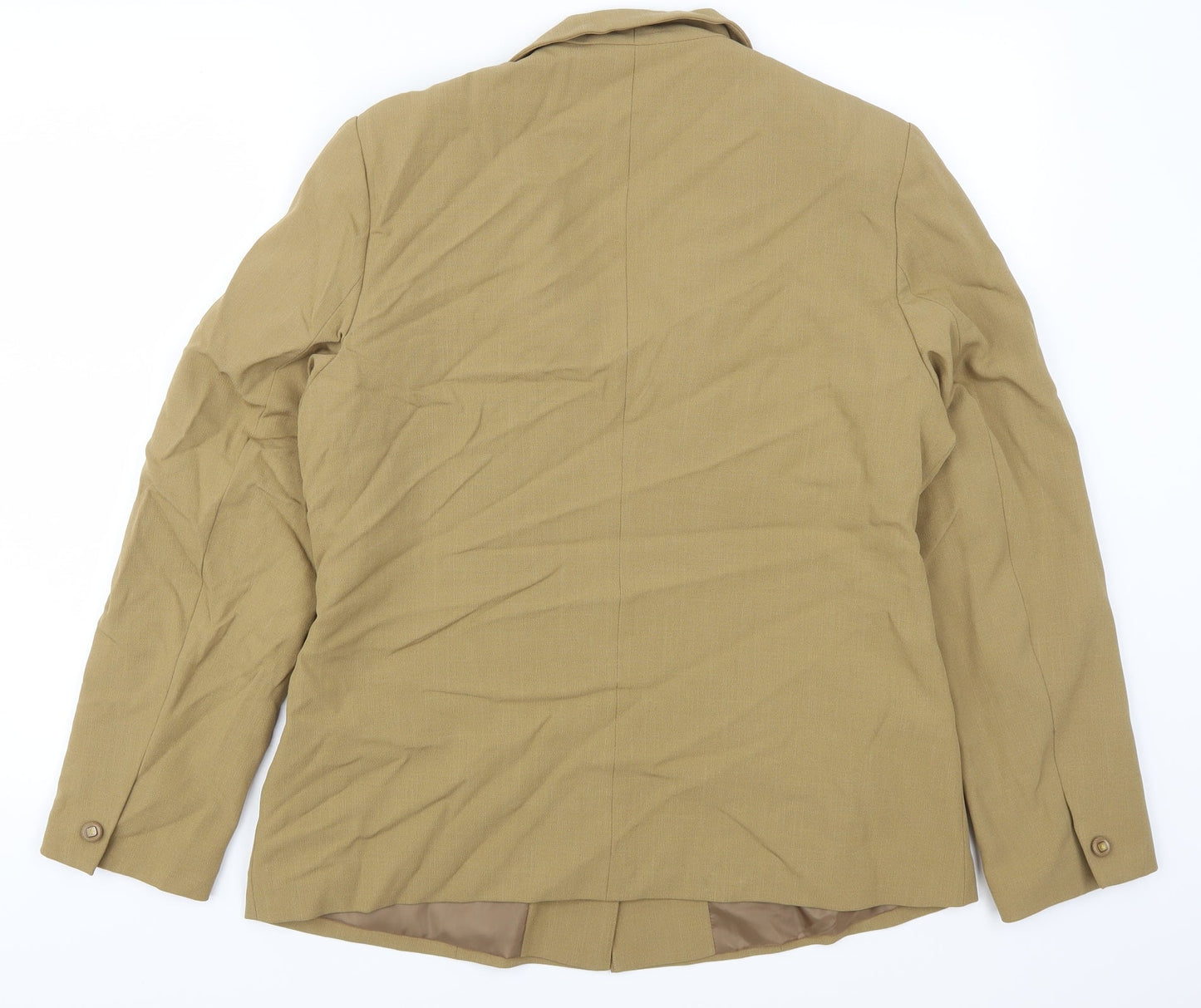 Daxon Womens Beige   Jacket Suit Jacket Size 14