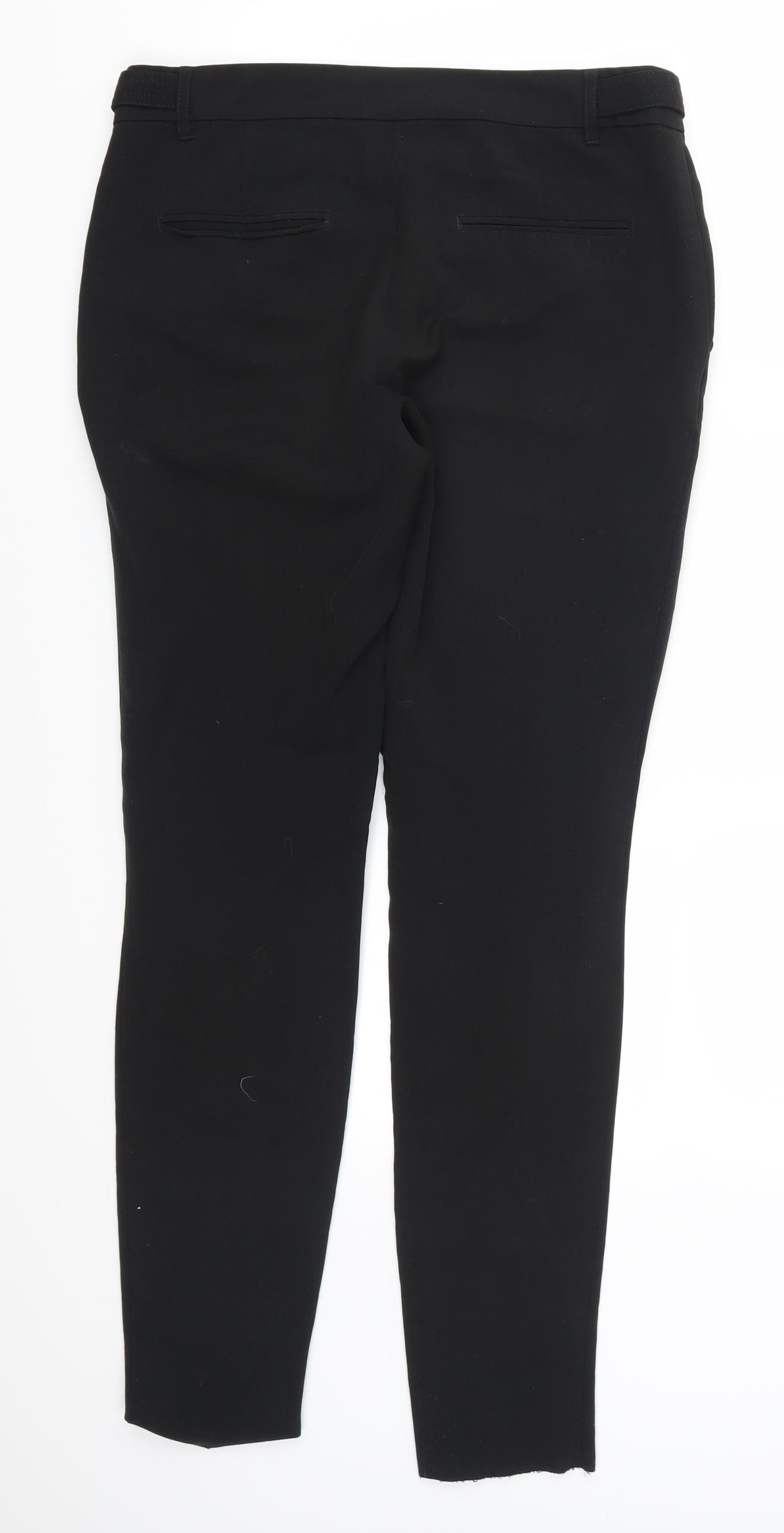 Womens UK Size 8 NEXT Regular Fit Sweatpants Black Trousers