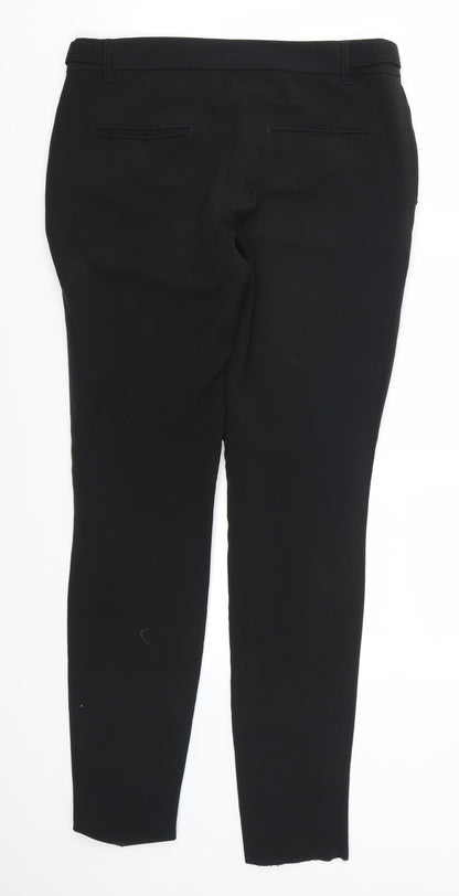 Womens UK Size 8 NEXT Regular Fit Sweatpants Black Trousers