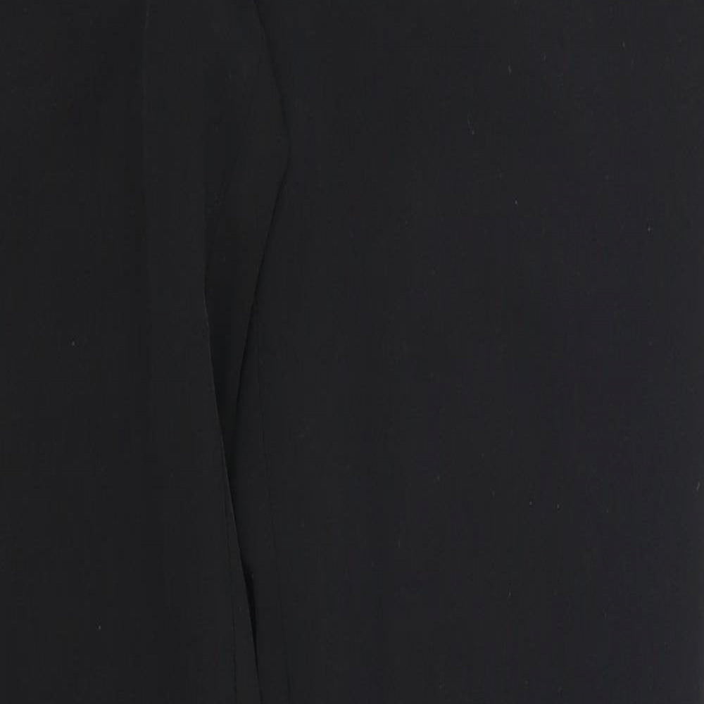 Womens UK Size 8 NEXT Regular Fit Sweatpants Black Trousers