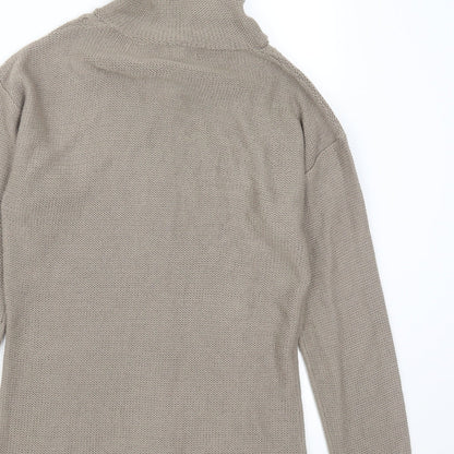 Ambiance Womens Brown   Cardigan Jumper Size L