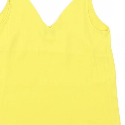 Papaya Womens Yellow   Basic Tank Size 8