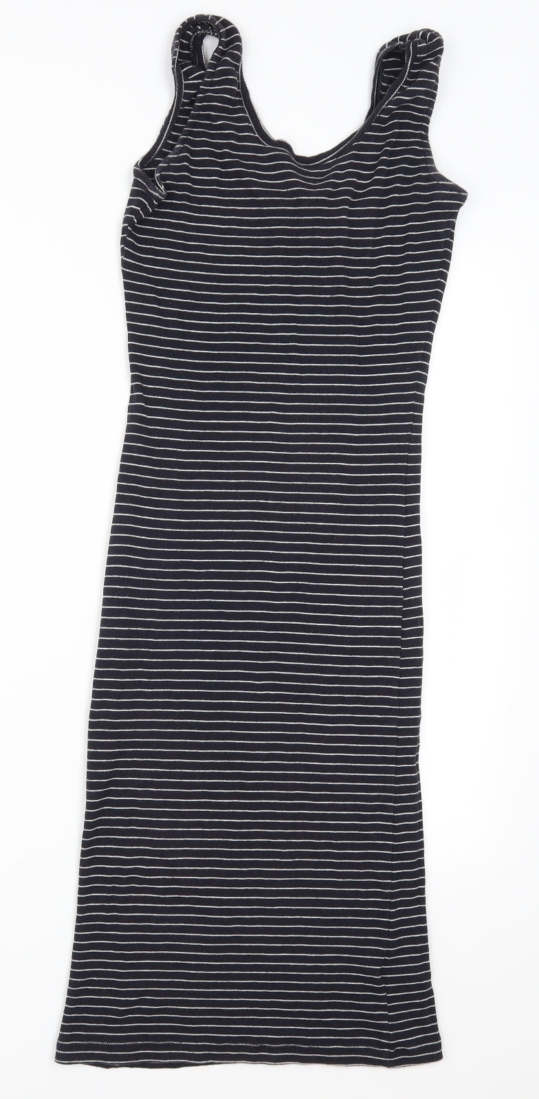 Atmosphere Womens Grey Striped  Tank Dress  Size 8