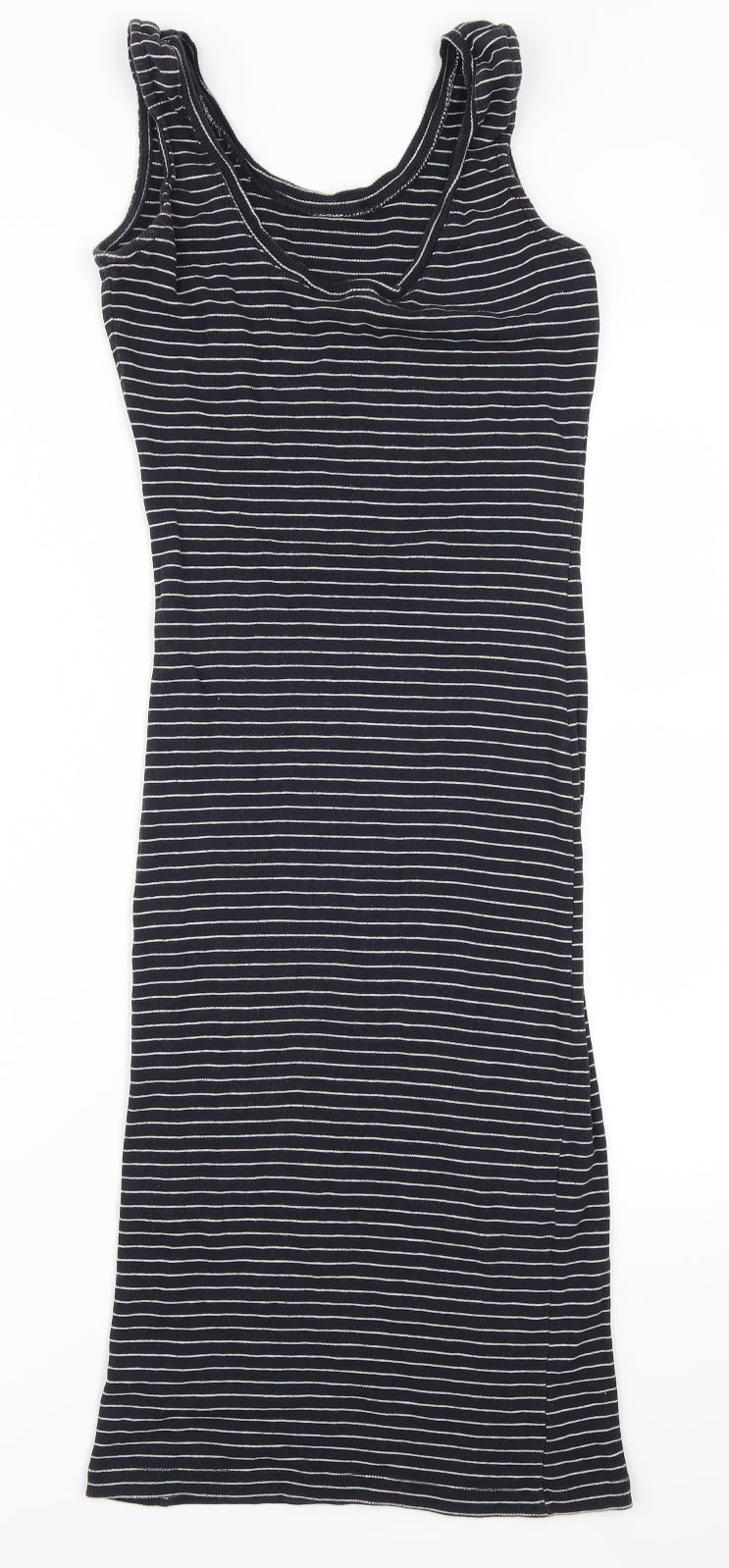 Atmosphere Womens Grey Striped  Tank Dress  Size 8