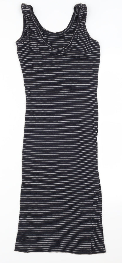 Atmosphere Womens Grey Striped  Tank Dress  Size 8