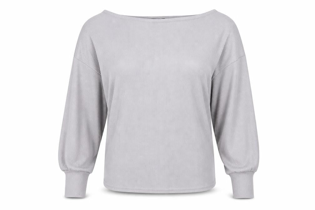 Womens UK Size 10 Boohoo Grey Pullover Sweatshirt