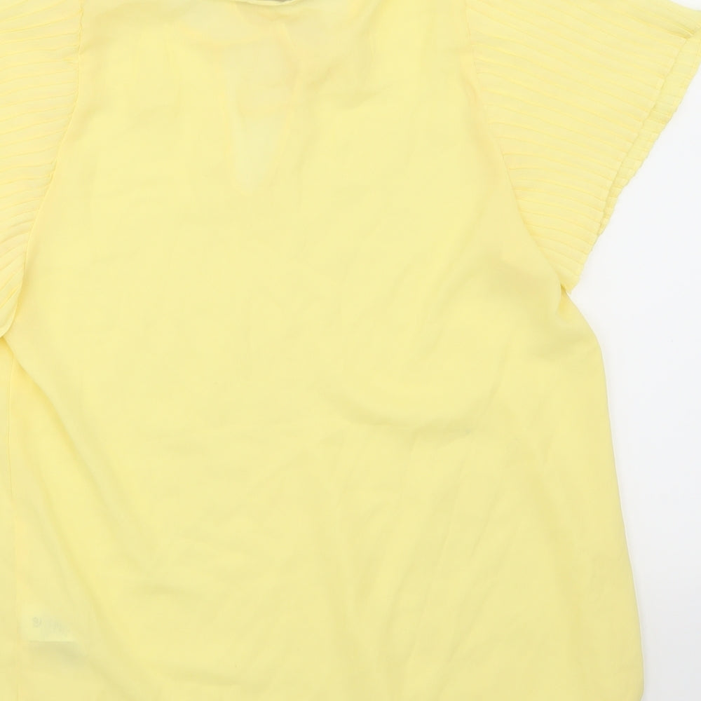 Primark Womens Yellow   Basic Blouse Size 10