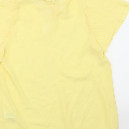 Primark Womens Yellow   Basic Blouse Size 10