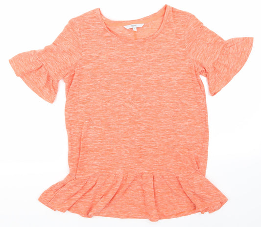 Womens UK Size 10 NEXT Orange Basic T-Shirt
