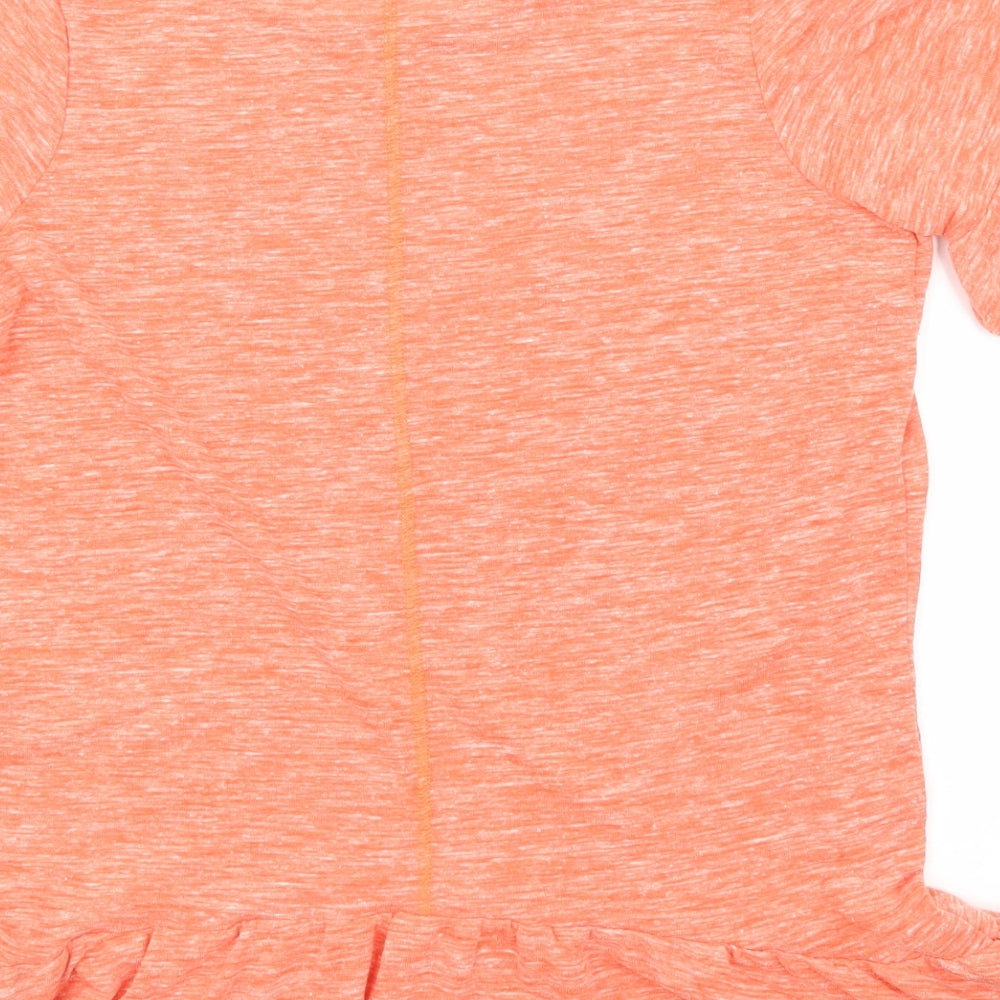 Womens UK Size 10 NEXT Orange Basic T-Shirt