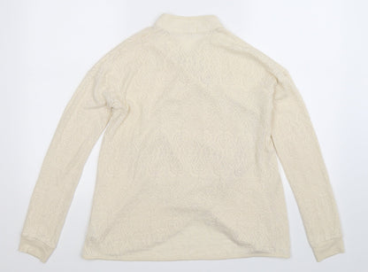 River Island Womens Beige  Knit Cardigan Jumper Size 8