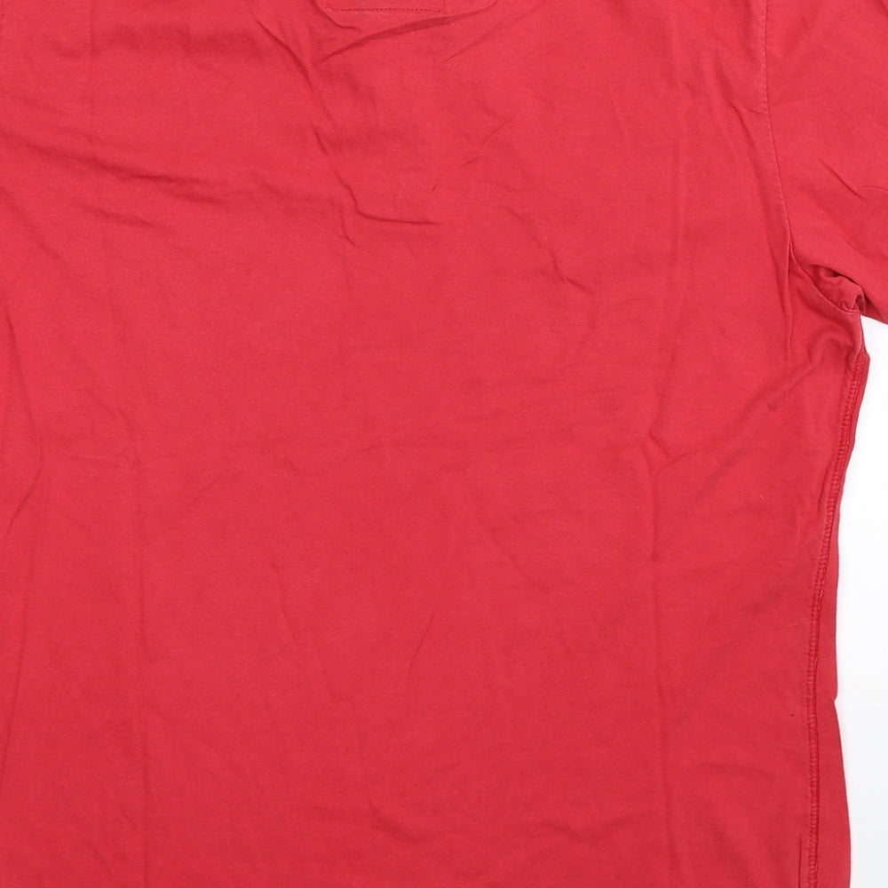 Burton Mens Red    Polo Size L