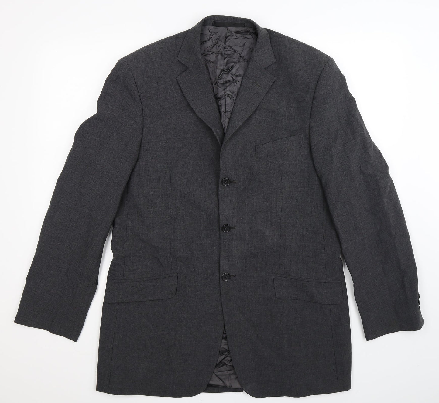 Mens UK Size 40 Marks and Spencer Regular Grey Suit Jacket