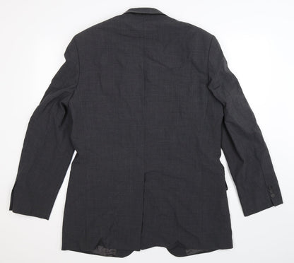 Mens UK Size 40 Marks and Spencer Regular Grey Suit Jacket