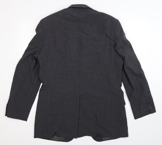 Mens UK Size 40 Marks and Spencer Regular Grey Suit Jacket