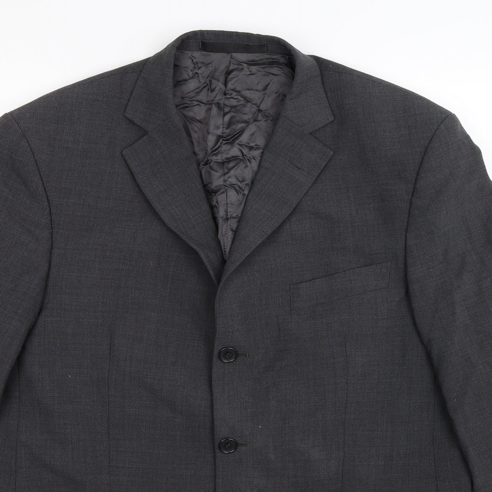 Mens UK Size 40 Marks and Spencer Regular Grey Suit Jacket