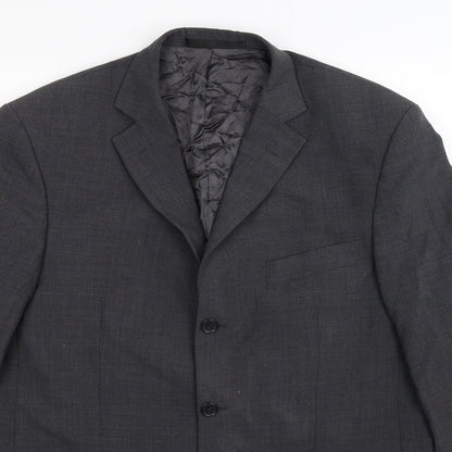 Mens UK Size 40 Marks and Spencer Regular Grey Suit Jacket