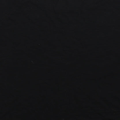 Womens UK Size 10 New Look Black Basic T-Shirt