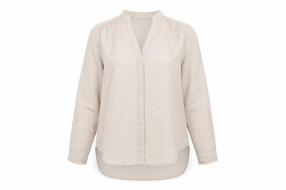 Womens UK Size 8 H&M Silver Basic Button-Up