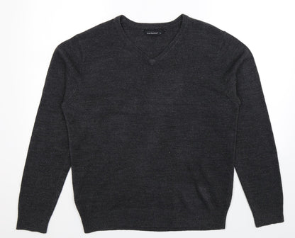 Cedar Wood State Mens Grey  Knit Pullover Jumper Size L
