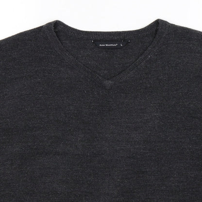 Cedar Wood State Mens Grey  Knit Pullover Jumper Size L