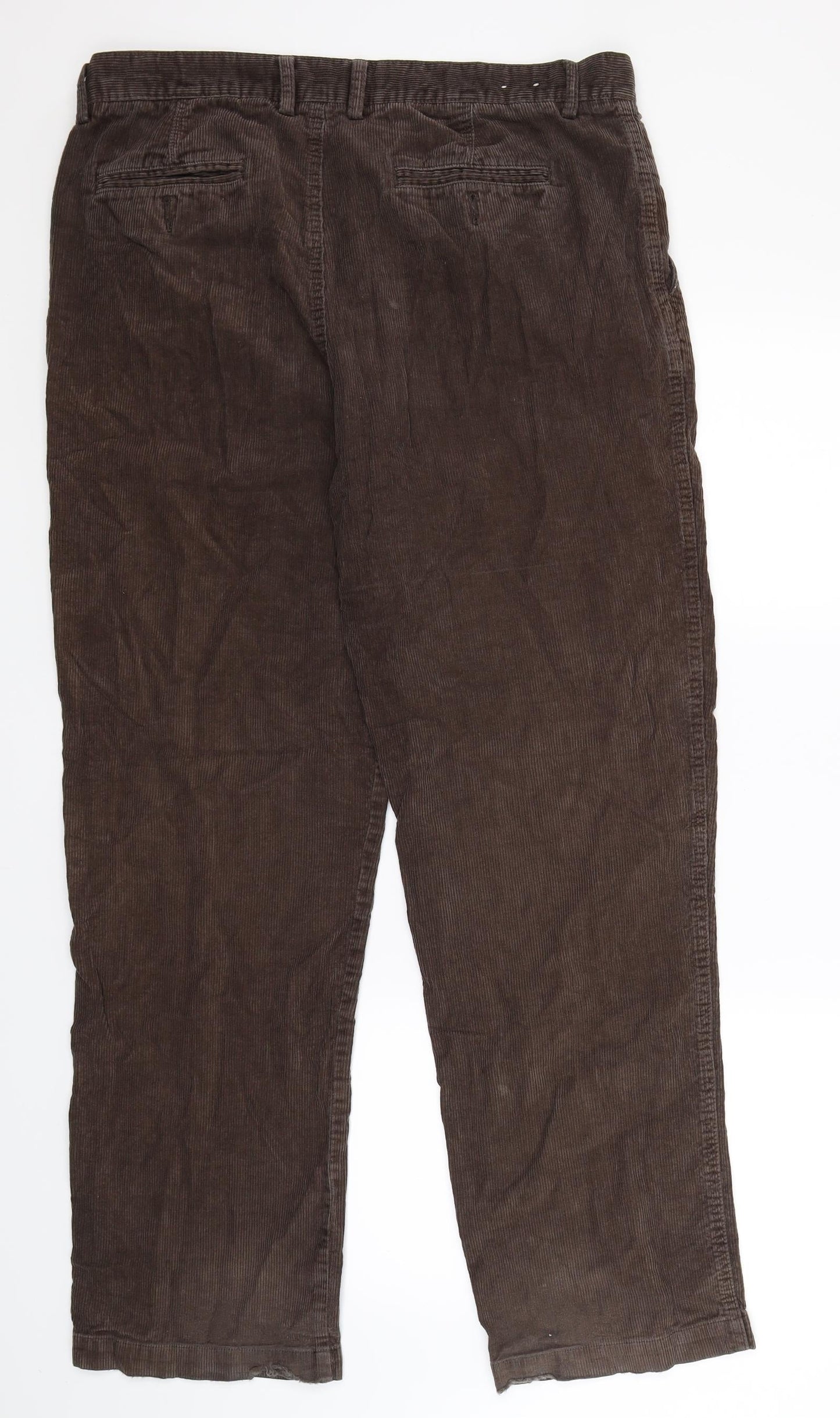 Stone Bay Mens Grey  Corduroy Trousers  Size 38 L33 in