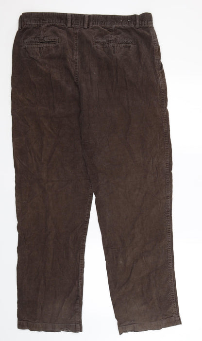 Stone Bay Mens Grey  Corduroy Trousers  Size 38 L33 in