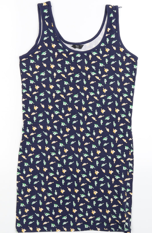 F&F Womens Blue   Tank Dress  Size 10