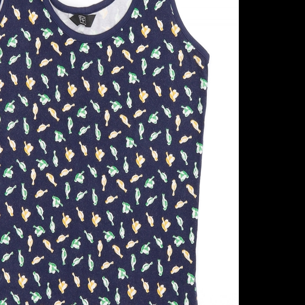 F&F Womens Blue   Tank Dress  Size 10